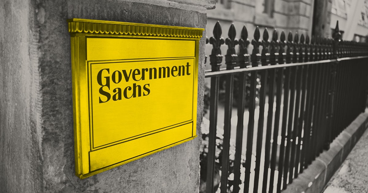 Government Sachs - præsidentens pengemænd