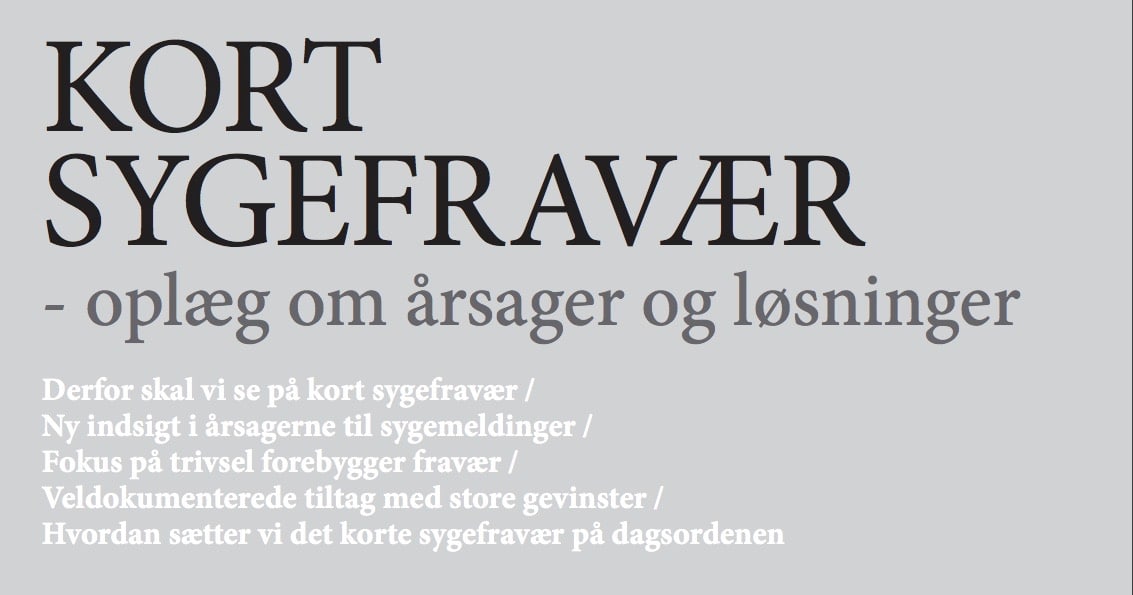 Kort sygefravær