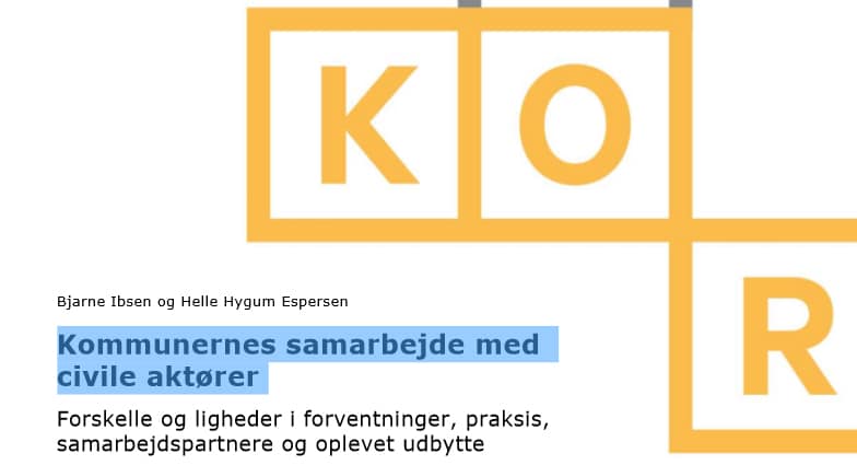 Kommunernes samarbejde med civile aktører