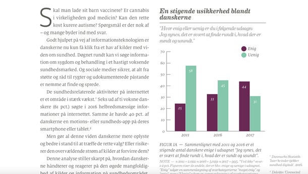 Stigende usikkerhed om sundhed – det mener danskerne